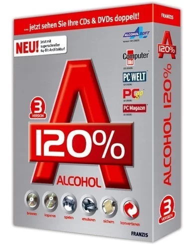 Эмулятор CD/DVD-дисков - Alcohol 120% 2.1.1 Build 1019 RePack by KpoJIuK