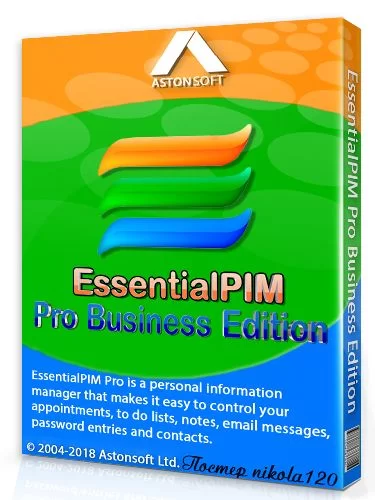 EssentialPIM Pro Business Edition 9.10.7 RePack (& portable) by KpoJIuK