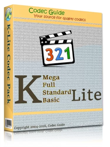 Медиа кодеки - K-Lite Codec Pack 16.6.2 Mega/Full/Standard/Basic