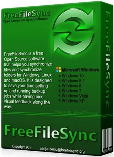 Синхронизация файлов - FreeFileSync 11.15