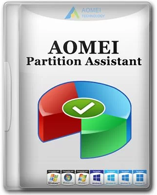 Работа с жестким диском - AOMEI Partition Assistant Technician 9.6.1 DC 08.03.2022 RePack by KpoJIuK