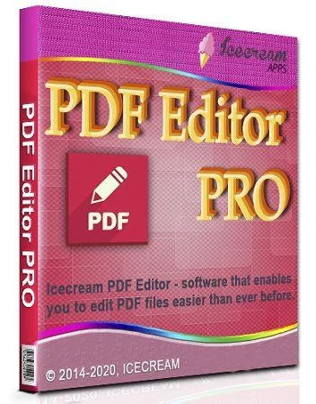 Простое редактирование PDF - Icecream PDF Editor PRO 3.14 RePack by Dodakaedr