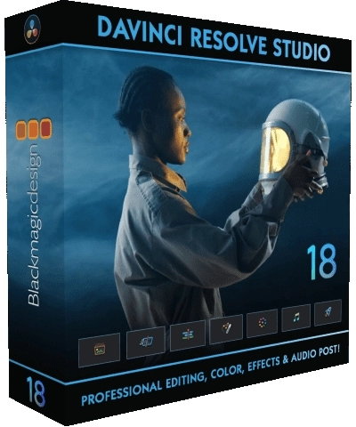 Редактор видео Blackmagic Design DaVinci Resolve Studio 18.1.4 Build 9 (R2R)