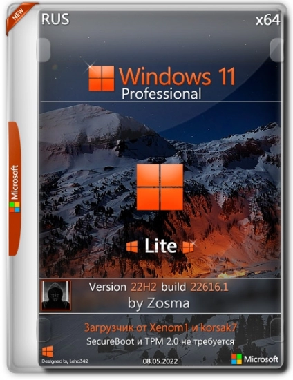 Windows 11 Pro x64 Lite 22H2 build 22616.1 by Zosma