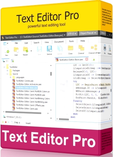 Text Editor Pro универсальный редактор текста 26.0.1 + Portable + Bonus