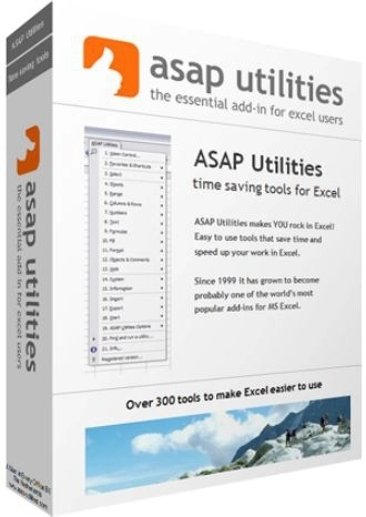 ASAP Utilities for Excel 8.0 Home and Student