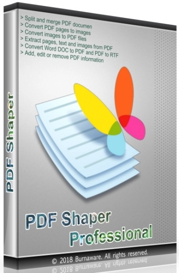 PDF Shaper Professional 12.9 RePack (& Portable) by Dodakaedr