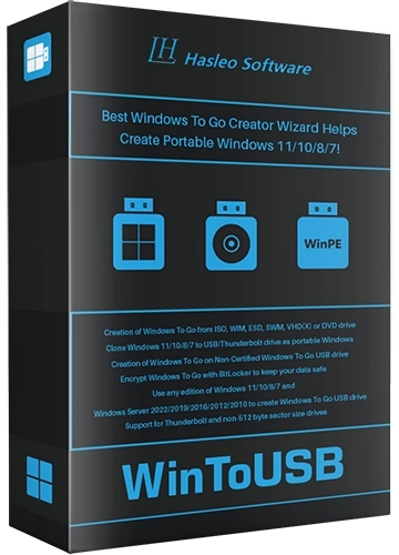 Создание загрузочного диска - WinToUSB Technician 8.2 Portable by FC Portables