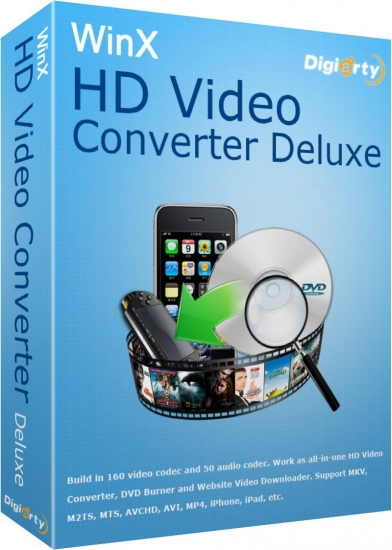 Видеоконвертер - WinX HD Video Converter Deluxe 5.17.0 RePack + Portable by elchupacabra