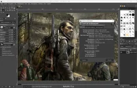 Как объединить изображения в gimp